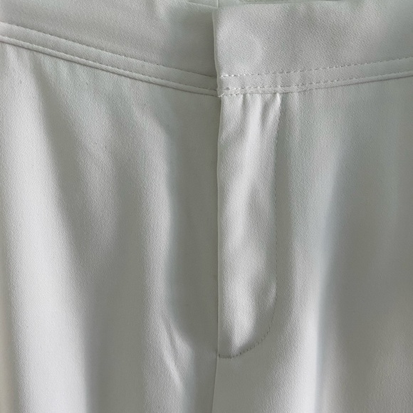 Club Monaco White Wide Leg Pants Size 00 - Picture 6 of 14
